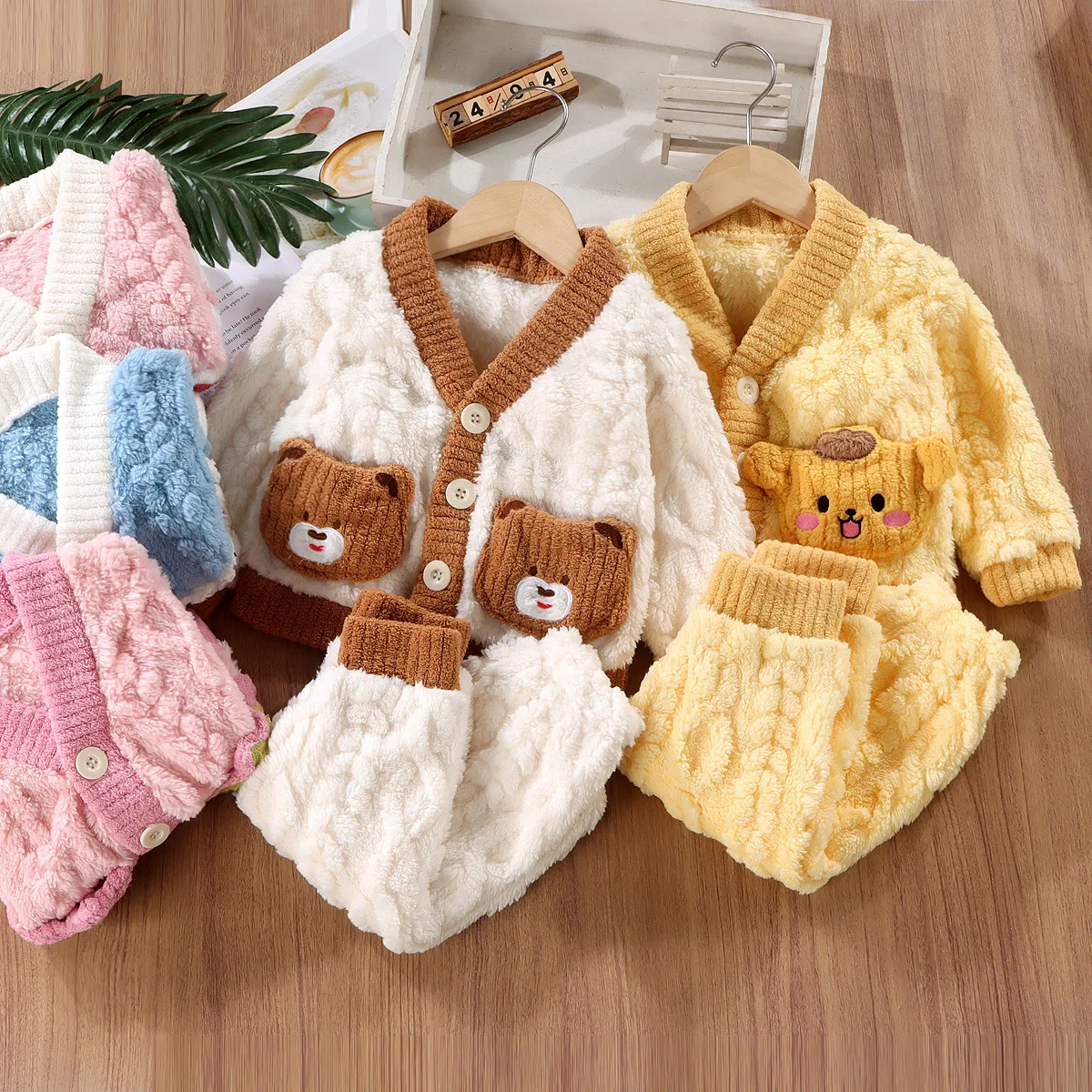 Winter Clothing Baby Girl - Nuovo Autunno Inverno Bambini Addensare Pigiama