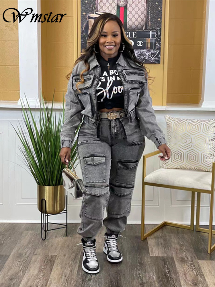 Winter Clothing Sale - Wmstar Denim Set da due pezzi