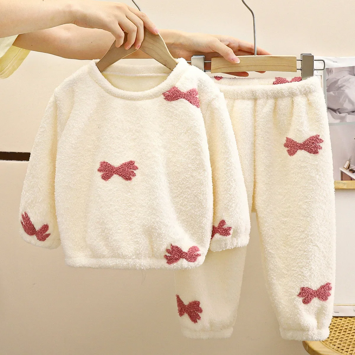 Winter Clothing Baby Girl - Nuovi bambini Autunno Inverno Addensare Pigiama