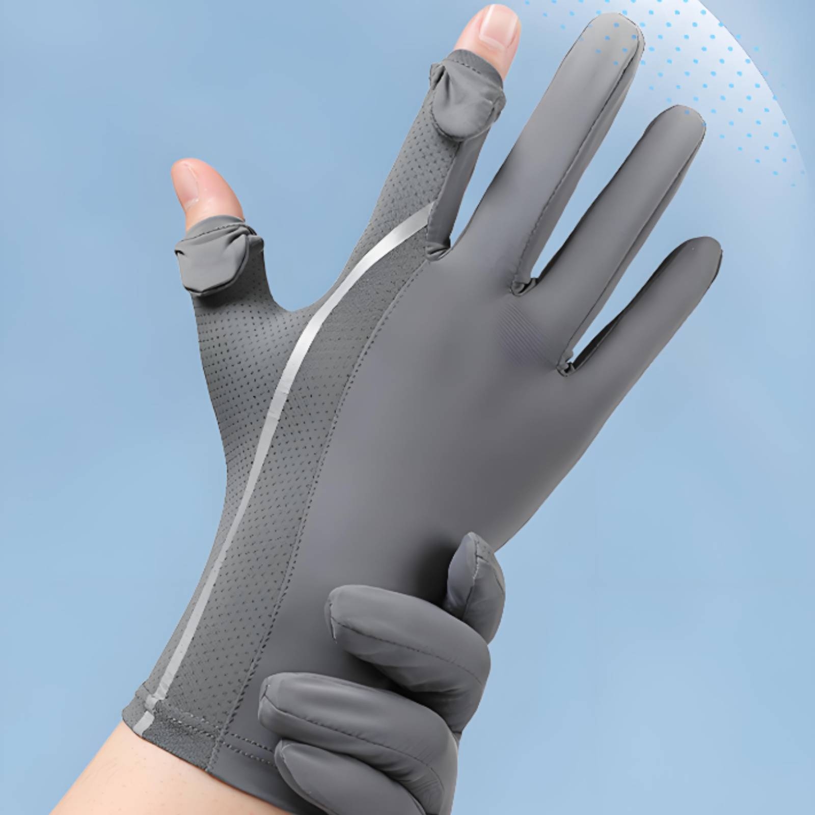 Knit Glove Touch Screen - Guanti a dita intere elasticizzati touchscreen,