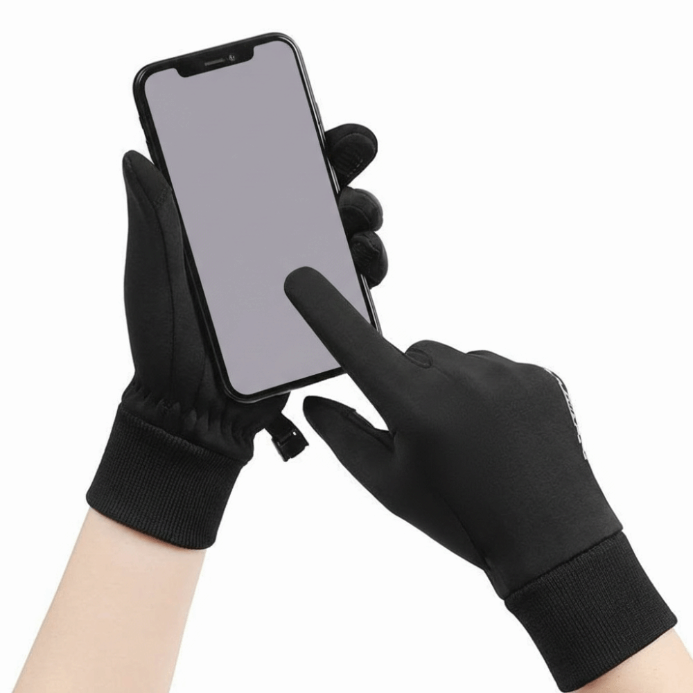 Knit Glove Touch Screen - Guanti Invernali Antiscivolo per Bambini, Guanti