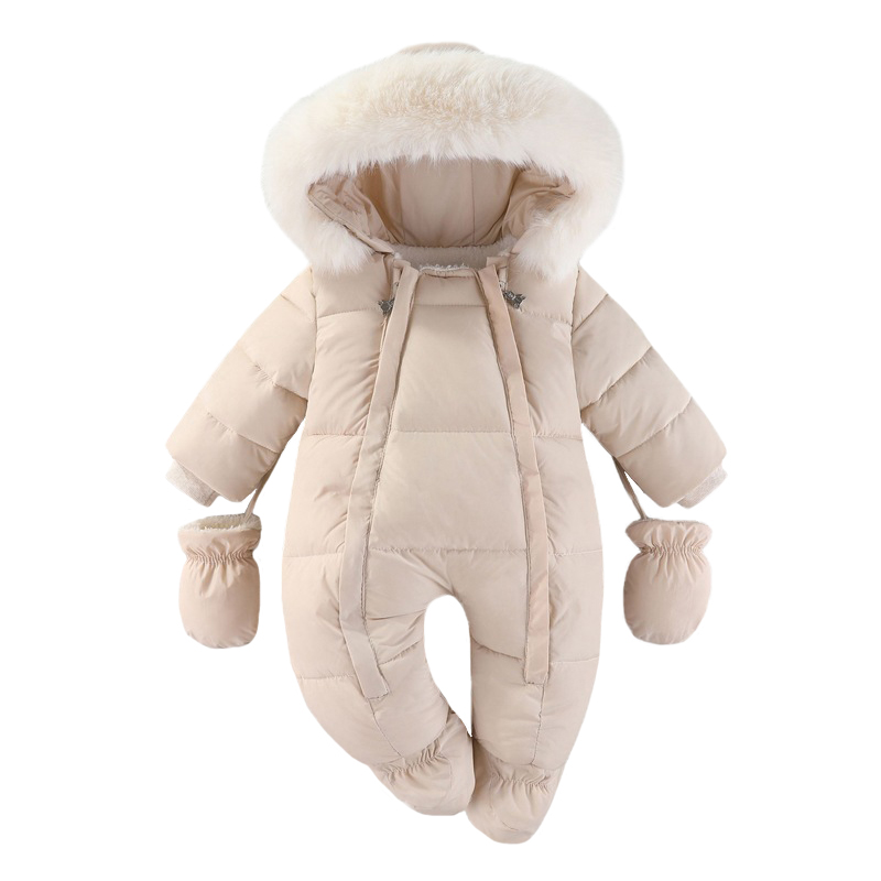 Winter Clothing Baby Girl - Pagliaccetto invernale per neonato con guanti