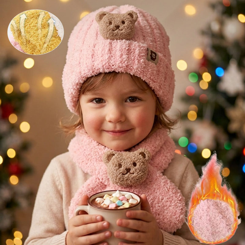 Winter Clothing Baby Girl - 1-10 Pezzi Set Cappello e Sciarpa
