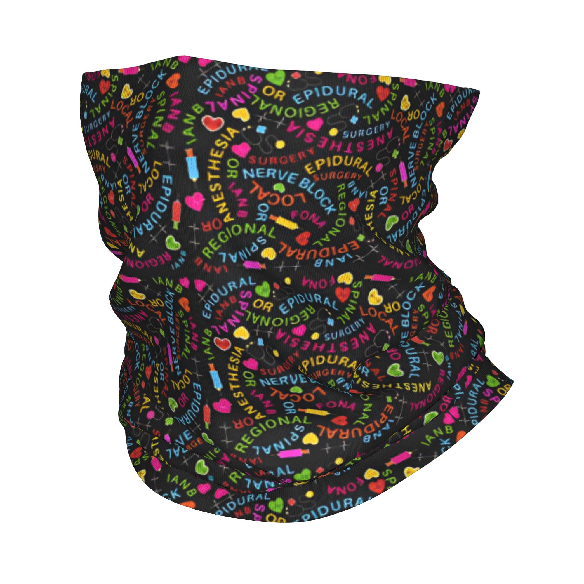 Wool Balaclava Knit - Bandana Medica per Anestesiologia, Scaldacollo, Balaclava,