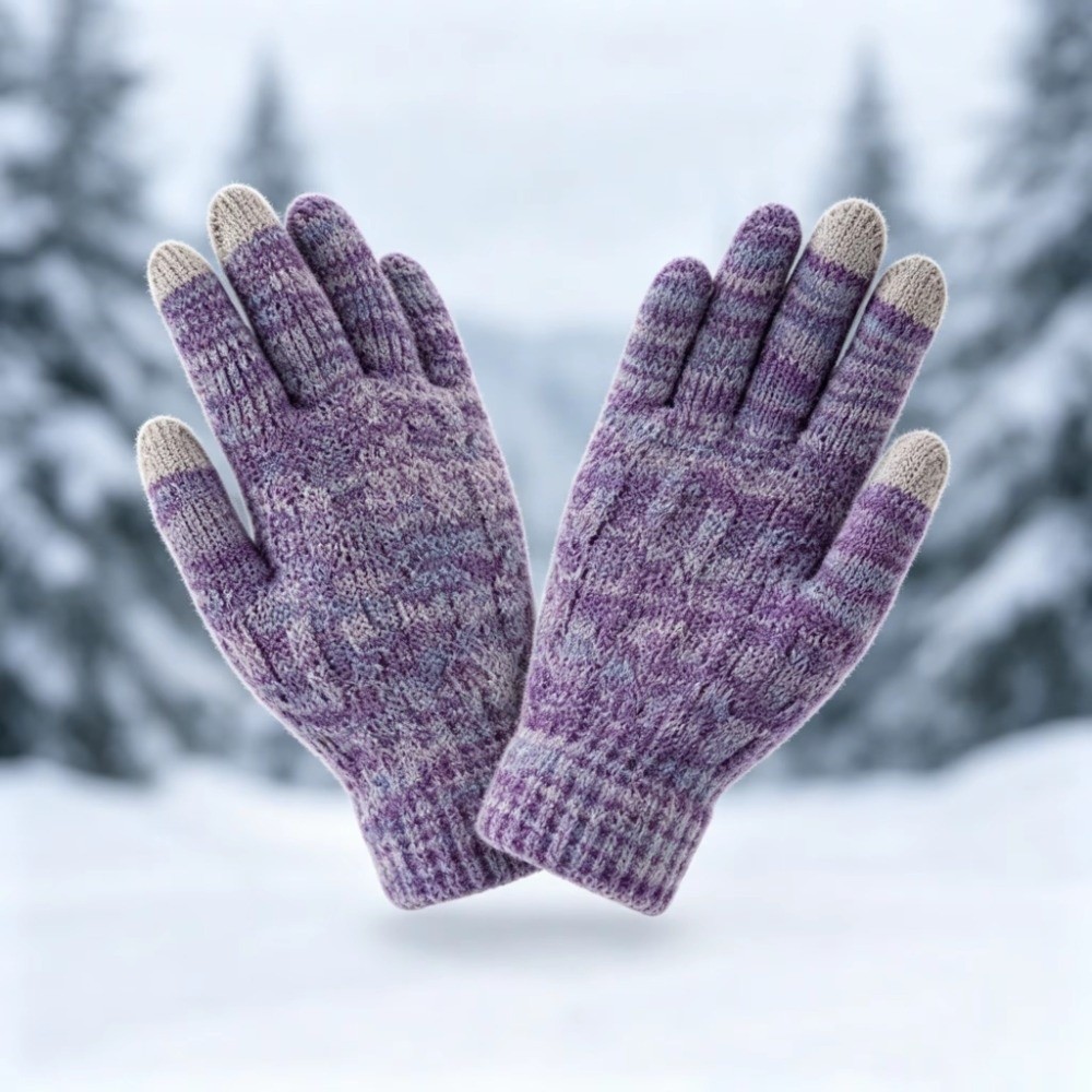 Set 2 Pezzi Cappello e Guanti  - Knit Glove Touch Screen recensione e prezzo