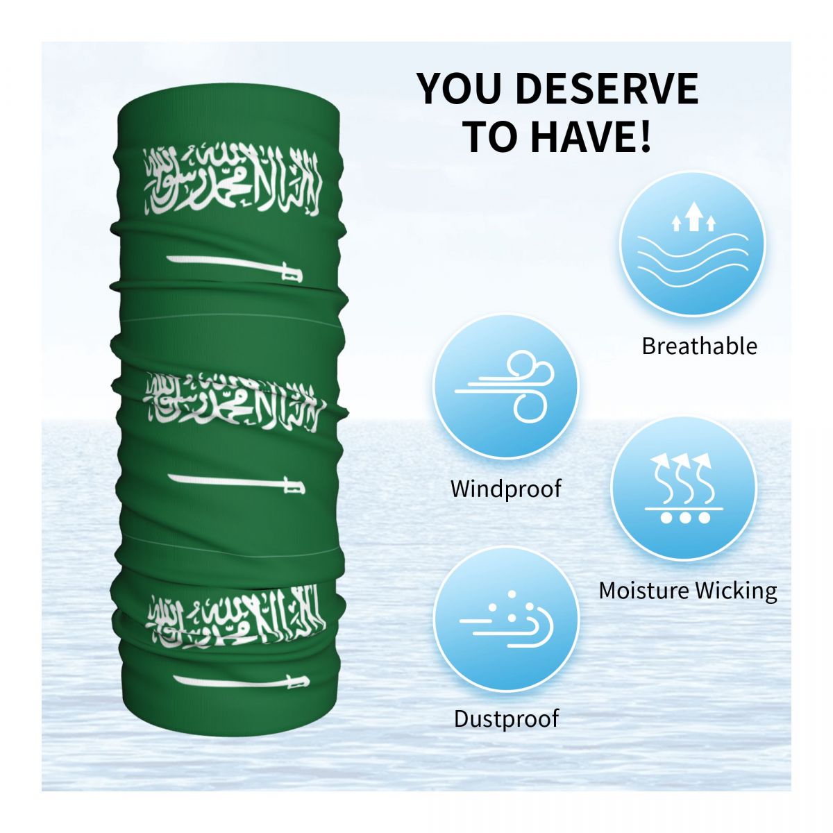 Arabia saudita Flag Bandana Ne - Wool Balaclava Knit recensione e prezzo