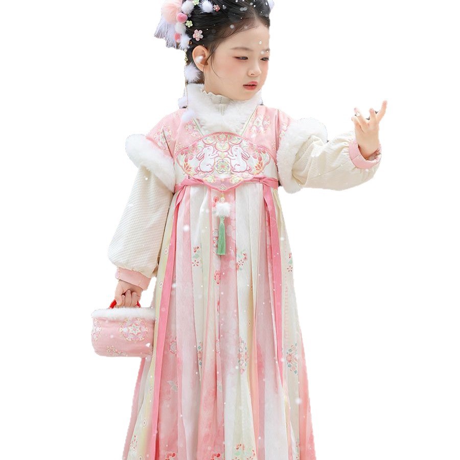 2025 Ragazze Fata Hanfu Bambin - Winter Clothing Baby Girl recensione e prezzo